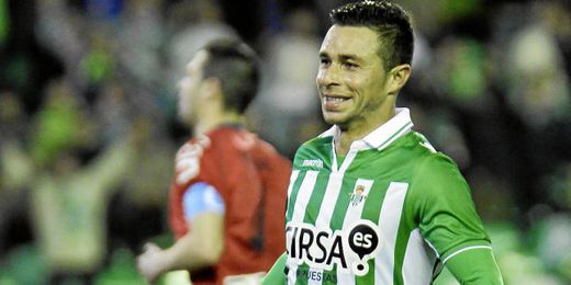 Rubén Castro igualó anoche los goles de Negredo y Soldado.