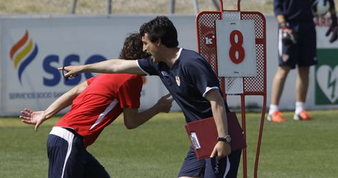 Emery ha llevado a cabo una sesión con mucho trabajo competitivo. Emery ha llevado a cabo una sesión con mucho trabajo competitivo.