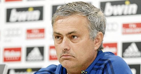Mourinho no se ha cortado un pelo en rueda de prensa. Mourinho no se ha cortado un pelo en rueda de prensa.