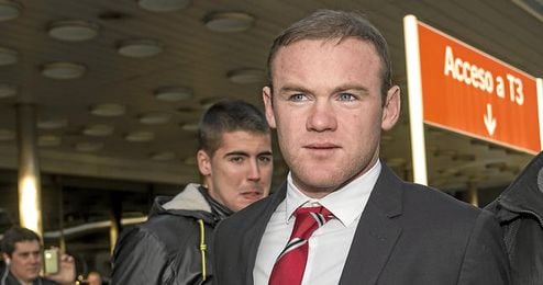 Wayne Rooney en uno de los viajes del Manchester United. Wayne Rooney en uno de los viajes del Manchester United.