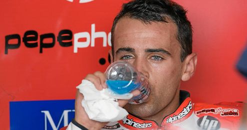 Hector Barberá durante el Gran Premio de Jerez. Hector Barberá durante el Gran Premio de Jerez.