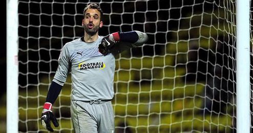 Almunia, héroe con el Watford Almunia, héroe con el Watford