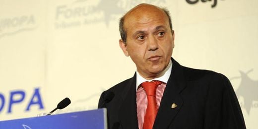 José María del Nido, presidente del Sevilla. José María del Nido, presidente del Sevilla.