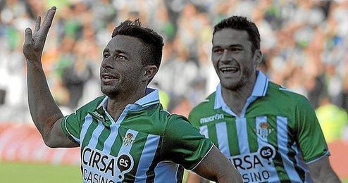 Rubén Castro ha anotado uno de los cuatro goles del partido. Rubén Castro ha anotado uno de los cuatro goles del partido.