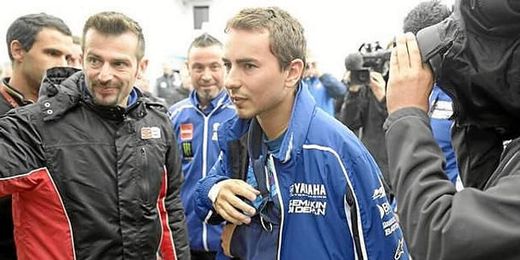 Jorge Lorenzo, tras su última caída Jorge Lorenzo, tras su última caída