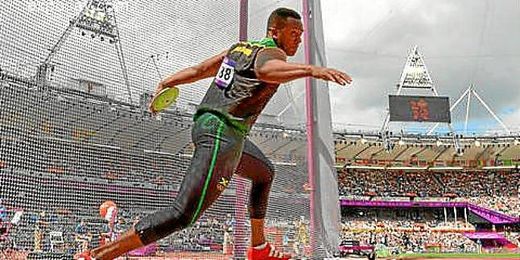 Smikle durante los JJ.OO de Londres 2012 Smikle durante los JJ.OO de Londres 2012
