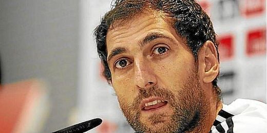 Diego López en rueda de prensa Diego López en rueda de prensa
