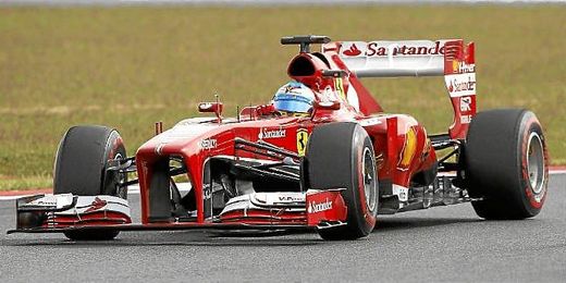 Fernando Alonso en el circuito Yeongam de Corea. Fernando Alonso en el circuito Yeongam de Corea.