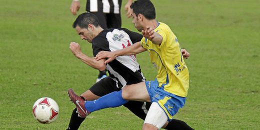 Javi Jiménez, en un encuentro ante el San Juan. Javi Jiménez, en un encuentro ante el San Juan.