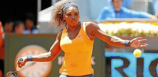 Serena Williams durante el Mutua Madrid Open. Serena Williams durante el Mutua Madrid Open.