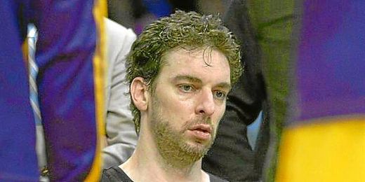 Pau Gasol sufrió mareos y náuseas durante el encuentro. Pau Gasol sufrió mareos y náuseas durante el encuentro.