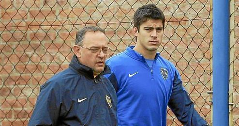 Perotti, en su etapa en Boca Juniors. Perotti, en su etapa en Boca Juniors.