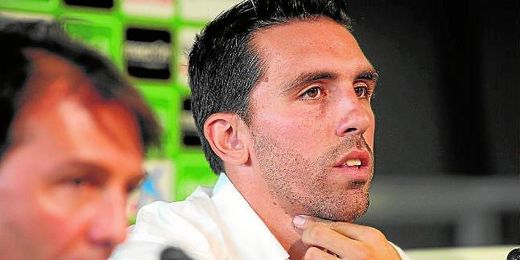 Figueras, en su presentación. Figueras, en su presentación.