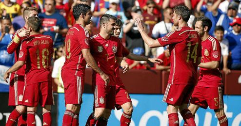 La selección española hará su debut en el Mundial con el punta brasileño desde inicio. La selección española hará su debut en el Mundial con el punta brasileño desde inicio.