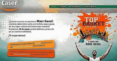 Los niños que quieran podrán apuntarse al evento en el pabellón de San Pablo en www.marcgasolensevilla.com. Los niños que quieran podrán apuntarse al evento en el pabellón de San Pablo en www.marcgasolensevilla.com.