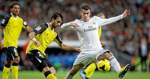 Gareth Bale, en un partido contra el Sevilla. Gareth Bale, en un partido contra el Sevilla.
