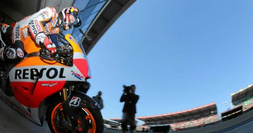 Dani Pedrosa en box Dani Pedrosa en box
