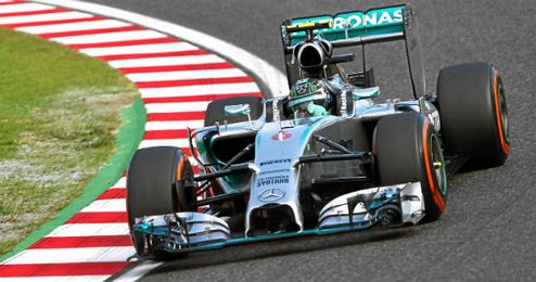 Nico Rosberg durante la carrera Nico Rosberg durante la carrera