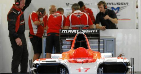 En el garaje de Jules Bianchi todo sigue igual En el garaje de Jules Bianchi todo sigue igual
