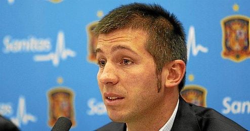 Albert Celades se mostró triste. Albert Celades se mostró triste.