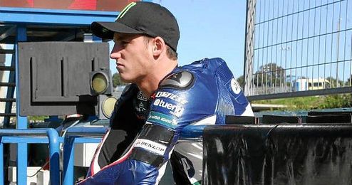 El piloto de Yamaha, Pol Espargaró. El piloto de Yamaha, Pol Espargaró.