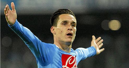 Callejón, con siete goles, es el máximo goleador de la Liga italiana Callejón, con siete goles, es el máximo goleador de la Liga italiana
