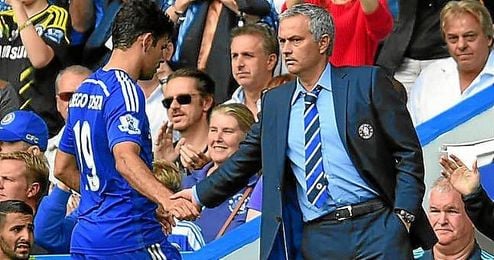 Mourinho crítico por la lesión de Costa. Mourinho crítico por la lesión de Costa.