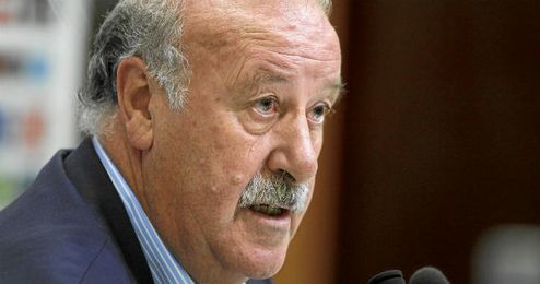 Vicente del Bosque, en rueda de prensa Vicente del Bosque, en rueda de prensa