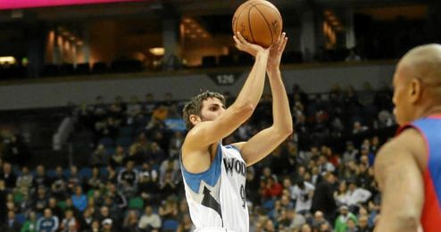 Ricky Rubio, en la victoria ante Detroit Ricky Rubio, en la victoria ante Detroit
