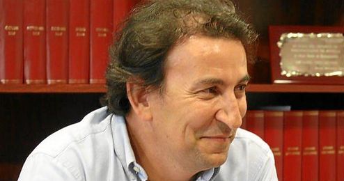 López Catalán en su visita a Estadio Deportivo López Catalán en su visita a Estadio Deportivo