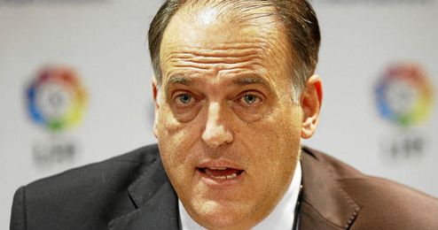 Javier Tebas se mostró contundente contra los ultras del fútbol. Javier Tebas se mostró contundente contra los ultras del fútbol.