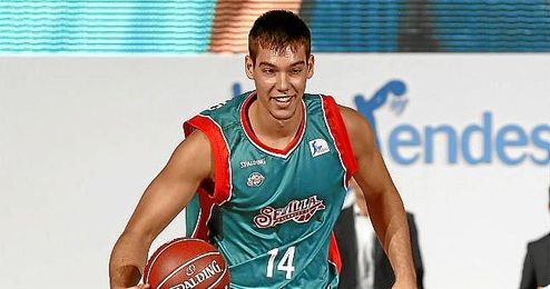 Hernangómez en la presentación de la Liga Endesa. Hernangómez en la presentación de la Liga Endesa.