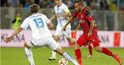 Imagen del partido en Croacia. Imagen del partido en Croacia.