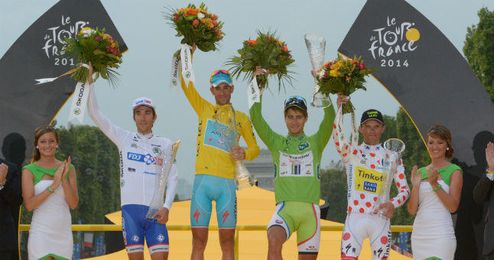 Podio final del Tour 2014 Podio final del Tour 2014