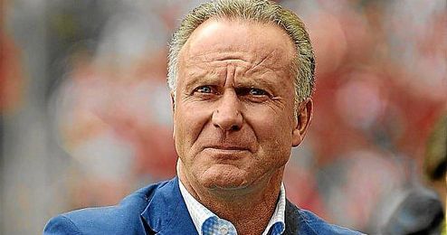 Karl-Heinz Rummenigge, presidente del FC Bayern de Múnich. Karl-Heinz Rummenigge, presidente del FC Bayern de Múnich.