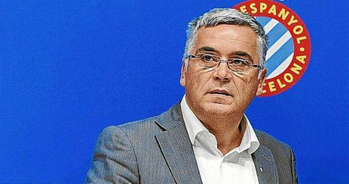 El presidente del Espanyol, Joan Collet. El presidente del Espanyol, Joan Collet.