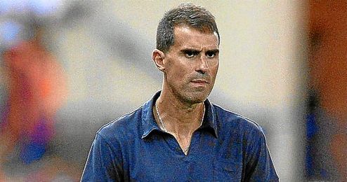 Gaizka Garitano durante el partido que enfrentó a Eibar y Atlético en la presente campaña. Gaizka Garitano durante el partido que enfrentó a Eibar y Atlético en la presente campaña.