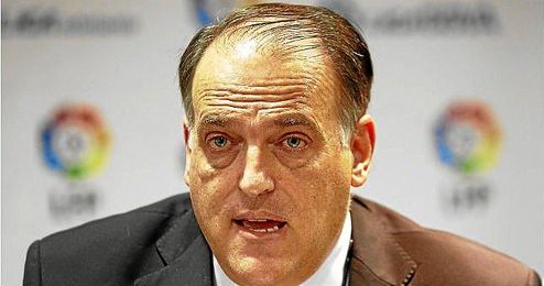 Rueda de prensa de Javier Tebas, presidente de la LFP. Rueda de prensa de Javier Tebas, presidente de la LFP.