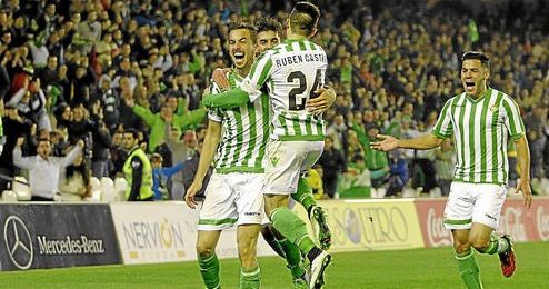 Rennella celebra su gol ante el Mallorca. Rennella celebra su gol ante el Mallorca.