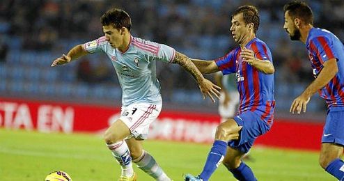 Santi Mina. Partido de Liga entre el Celta y el Levante en Balaídos. Santi Mina. Partido de Liga entre el Celta y el Levante en Balaídos.