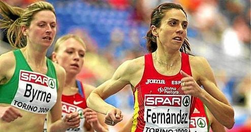 Nuria Fernández en el Campeonado de Europa en pista cubierta de Torino 2009 Nuria Fernández en el Campeonado de Europa en pista cubierta de Torino 2009