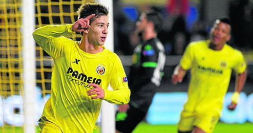 Vietto, en el encuentro contra el B. Mondchengladbach Vietto, en el encuentro contra el B. Mondchengladbach