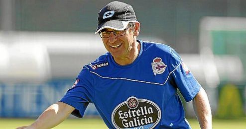 Fernando Vázquez, durante su etapa en el Deportivo. Fernando Vázquez, durante su etapa en el Deportivo.