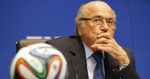 Joseph Blatter, presidente de la FIFA. Joseph Blatter, presidente de la FIFA.