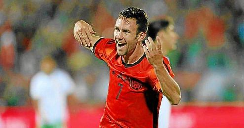 Layun celebra un gol en el amistoso Bolivia-México. Layun celebra un gol en el amistoso Bolivia-México.