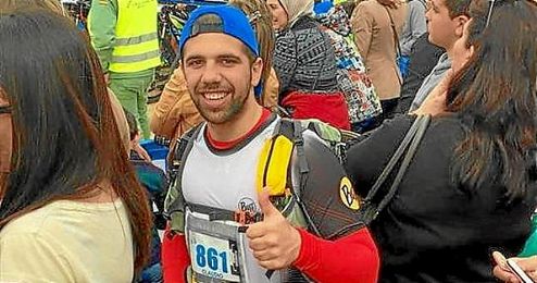 Claudio Alarcón, en una imagen de la carrera. Claudio Alarcón, en una imagen de la carrera.