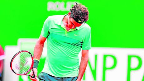 Roger Federer cae ante Monfils Roger Federer cae ante Monfils
