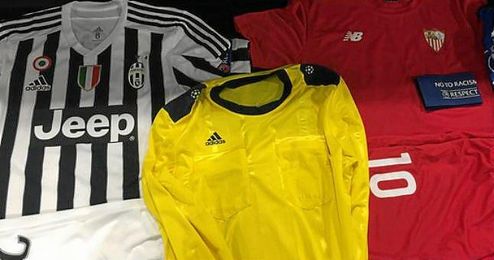 Las equipaciones que se verán está noche en el Juventus-Sevilla. Las equipaciones que se verán está noche en el Juventus-Sevilla.