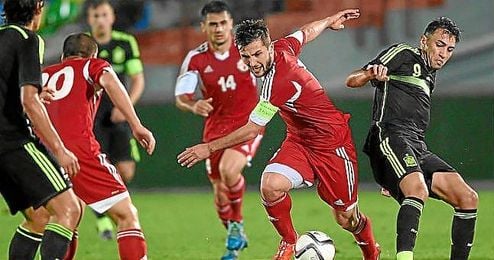 Munir firmó un doblete ante Georgia. Munir firmó un doblete ante Georgia.