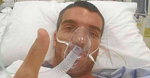 De Angelis se mantiene estable dentro de la gravedad del accidente. De Angelis se mantiene estable dentro de la gravedad del accidente.